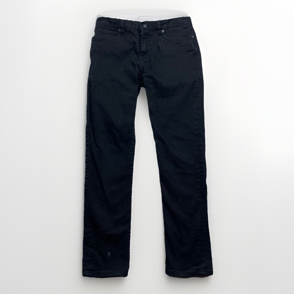 Element E02 Jeans Denim Pants Slim Tapered Black Size 28 Skater Casual Read